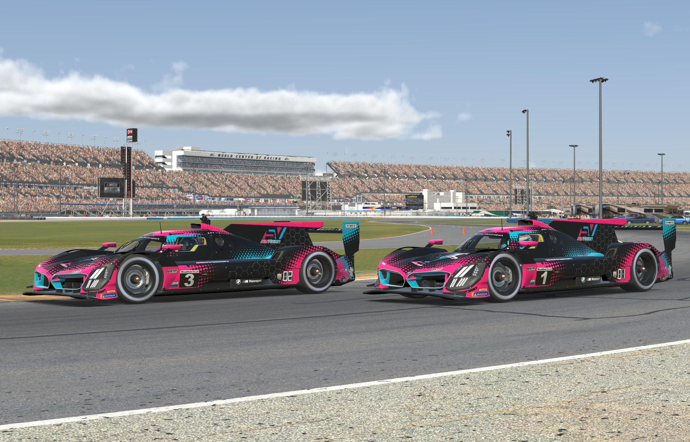 Protótipos SimVision em pista